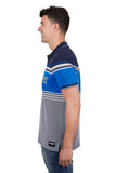 WRANGLER JOEL MENS SHORT SLEEVE POLO - NAVY/ROYAL BLUE [SZ:S]