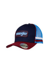 WRANGLER OWEN HP TRUCKER CAP - NAVY/RED 