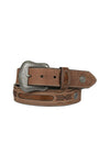 WRANGLER HOGAN BELT - TAN WITH COWHIDE [SZ:28]