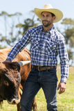 WRANGLER HOGAN BELT - TAN WITH COWHIDE [SZ:28]