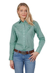 WRANGLER JENNA WOMENS LONG SLEEVE SHIRT - MULTI [SZ:8]