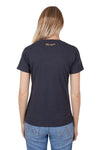 WRANGLER JAYDE WOMENS SHORT SLEEVE TEE - CHARCOAL MARLE [SZ:8]