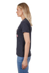 WRANGLER JAYDE WOMENS SHORT SLEEVE TEE - CHARCOAL MARLE [SZ:8]