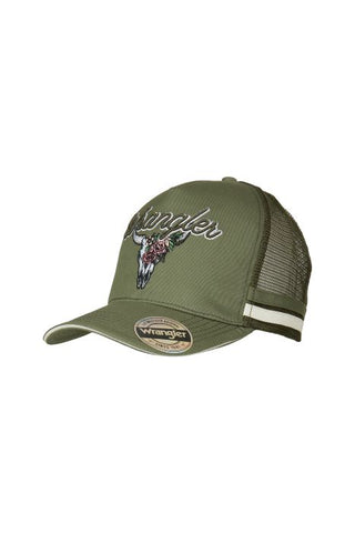 WRANGLER UTAH HP TRUCKER CAP - OLIVE 