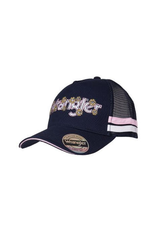 WRANGLER LUCINDA TRUCKER CAP - NAVY 