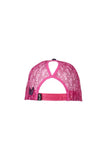 WRANGLER ELSA HP PONYTAIL TRUCKER CAP - NAVY/PINK 