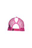 WRANGLER LUNA KIDS HP PONYTAIL CAP - PINK/NAVY 