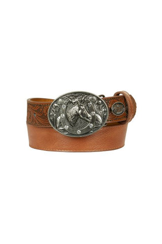 PURE WESTERN KIDS KIARA BELT - TAN [SZ:XS]