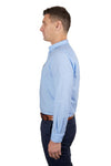 THOMAS COOK LINEN TAILORED LONG SLEEVE SHIRT - LIGHT BLUE [SZ:XS]