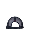 BULLZYE SID HIGH PROFILE TRUCKER CAP - NAVY/RED 