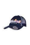 BULLZYE FLORA HIGH PROFILE TRUCKER CAP - NAVY [SZ:44]