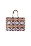 WRANGLER SOUTHWESTERN OVERSIZED TOTE - COFFEE 