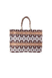 WRANGLER SOUTHWESTERN OVERSIZED TOTE - COFFEE 