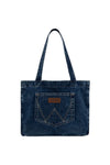 WRANGLER DENIM POCKET TOTE BAG - INDIGO 