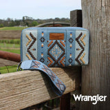 WRANGLER ARIZONA WALLET - BLUE 