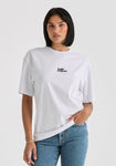 LEE ORIGINALS RELAXED WOMENS TEE - WHITE [SZ:8]